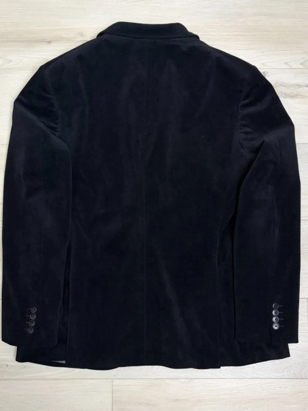 ARMANI COLLEZIONI Black Luxury Designer Business Casual Blazer Jacket Mens 46R
